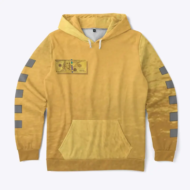 2023 gold $100 sweatshirt